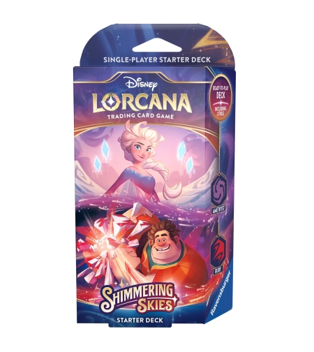 PRE-ORDER: Disney Lorcana TCG: Стартово тесте за игра - Shimmering Skies - Elsa & Ralph