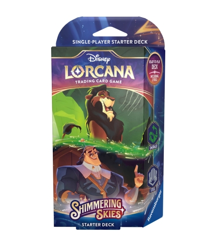 PRE-ORDER: Disney Lorcana TCG: Стартово тесте за игра - Shimmering Skies - Scar & Kronk