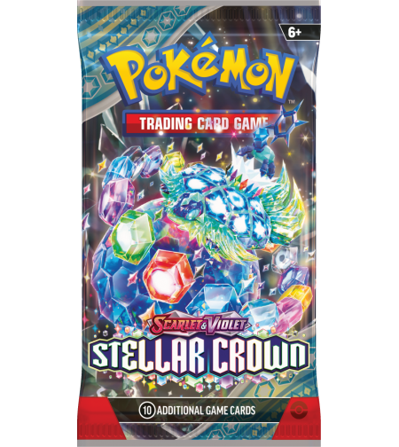 PRE-ORDER: Pokemon TCG: Scarlet & Violet -  Stellar Crown Бустер (10 карти)
