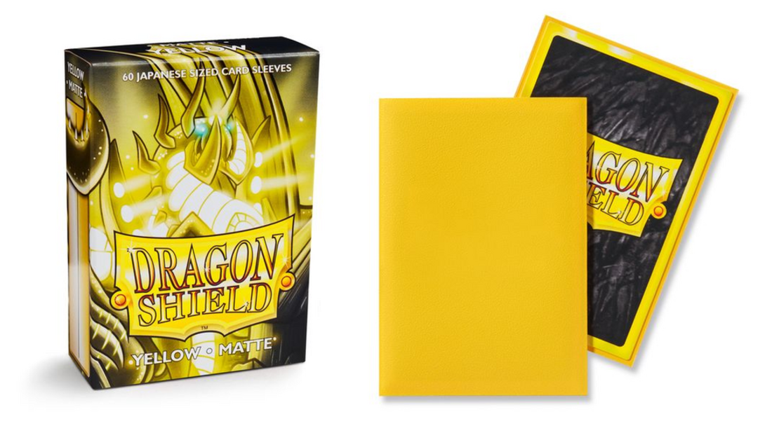 Dragon Shield матови малки протектори за карти (yellow)