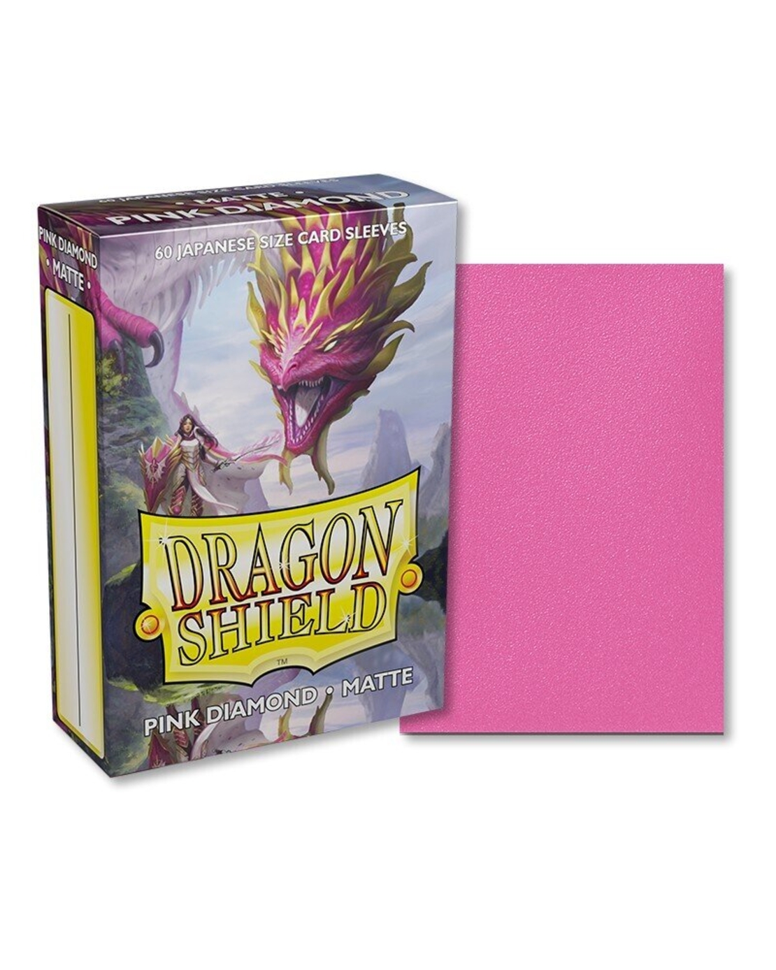 Dragon Shield матови малки протектори за карти ( pink diamond ) 