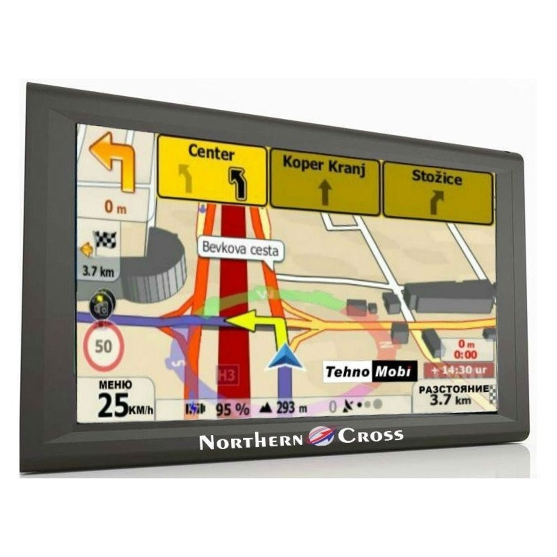 GPS Навигация Northern Cross NC-Q99A DVR, 9 инча, Android, Wi-Fi, Видеорегистратор, 2 Програми